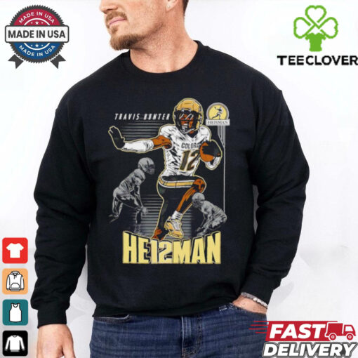 Travis Hunter Heisman Winner Colorado Buffaloes cartoon shirt
