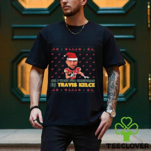 Travis Kelce Christmas Sweatshirt Kelce Shirt Vintage Kansas City Football Shirt