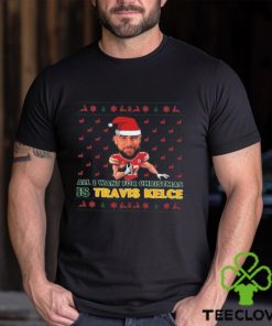 Travis Kelce Christmas Sweatshirt Kelce Shirt Vintage Kansas City Football Shirt