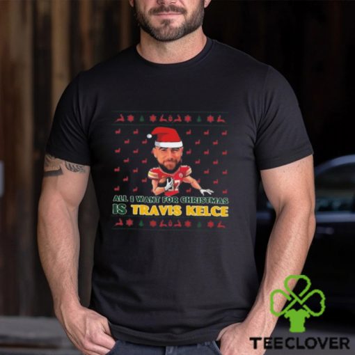 Travis Kelce Christmas Sweatshirt Kelce Shirt Vintage Kansas City Football Shirt