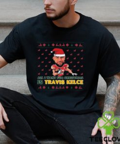 Travis Kelce Christmas Sweatshirt Kelce Shirt Vintage Kansas City Football Shirt