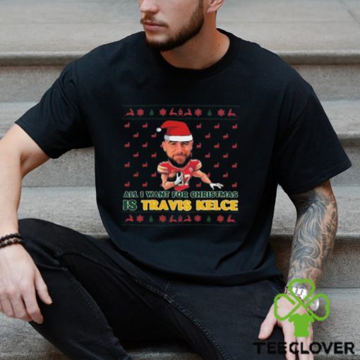 Travis Kelce Christmas Sweatshirt Kelce Shirt Vintage Kansas City Football Shirt
