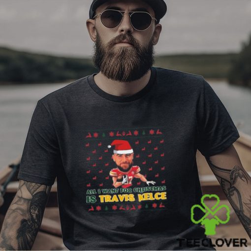 Travis Kelce Christmas Sweatshirt Kelce Shirt Vintage Kansas City Football Shirt