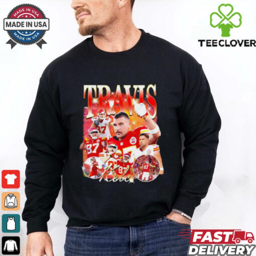 Travis Kelce KC Chiefs player collage shirt