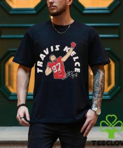 Travis Kelce Kansas City Arrow pose signature shirt