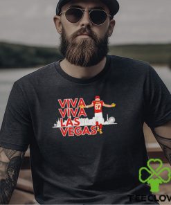 Travis Kelce Kansas City Chiefs Super Bowl LVIII Viva Viva Las Vegas Shirt
