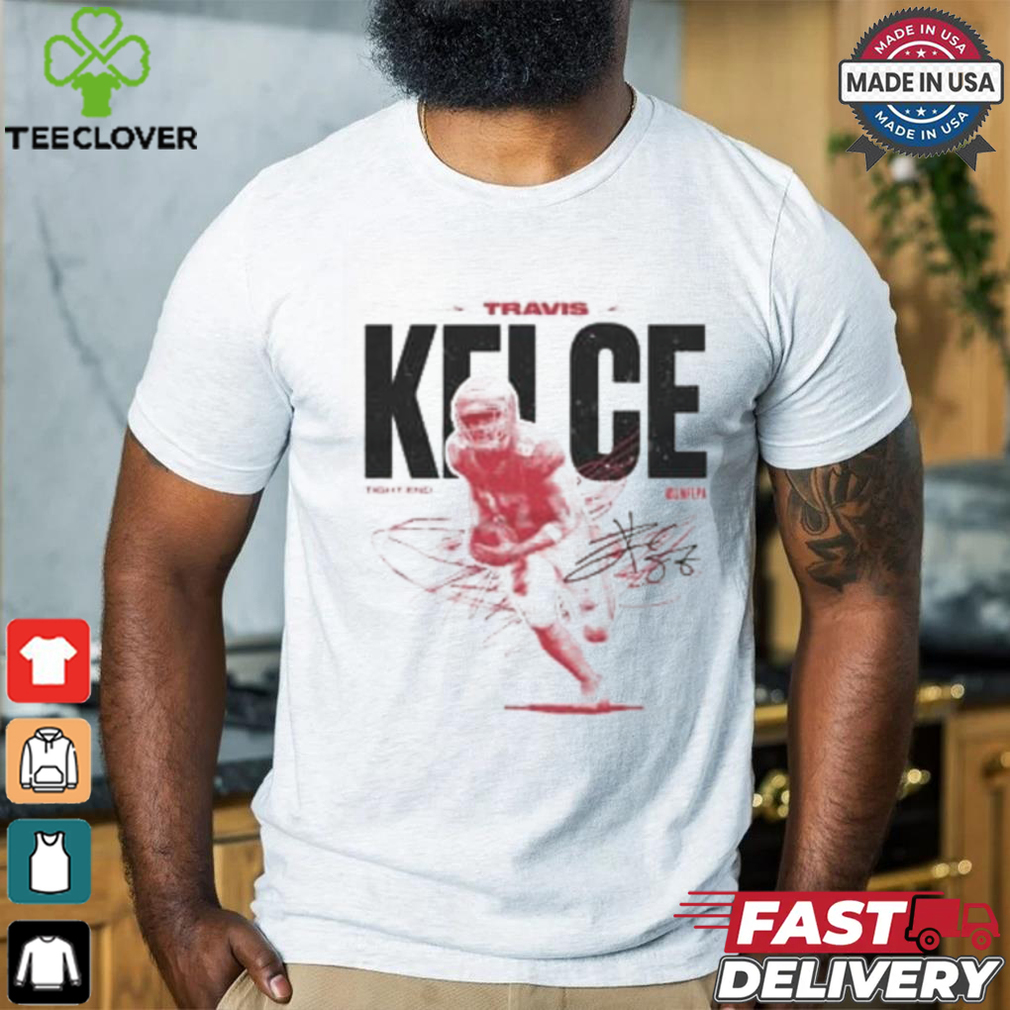 Travis Kelce Kansas City Chiefs Youth Vintage Short Sleeve Player T Shirt Travis Kelce Kansas City Chiefs Youth Vintage Short Sleeve Player T Shirt