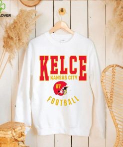 Travis Kelce Kansas City Chiefs football helmet logo retro hoodie, sweater, longsleeve, shirt v-neck, t-shirt