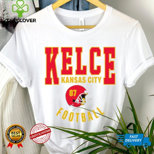 Travis Kelce Kansas City Chiefs football helmet logo retro hoodie, sweater, longsleeve, shirt v-neck, t-shirt