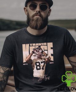 Travis Kelce Kansas City Heart WHT SHIRT