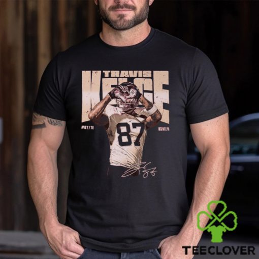 Travis Kelce Kansas City Heart WHT SHIRT