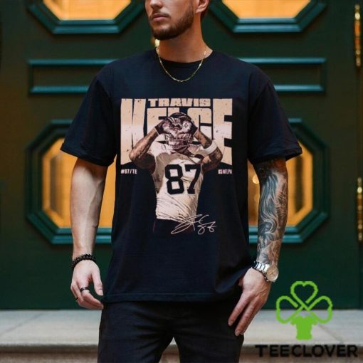 Travis Kelce Kansas City Heart WHT SHIRT