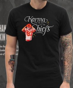 Travis Kelce Karma Is The Guy On The Chiefs And His Brother hoodie, sweater, longsleeve, shirt v-neck, t-shirt