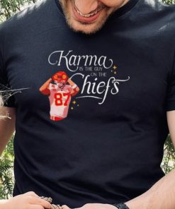 Travis Kelce Karma Is The Guy On The Chiefs And His Brother hoodie, sweater, longsleeve, shirt v-neck, t-shirt