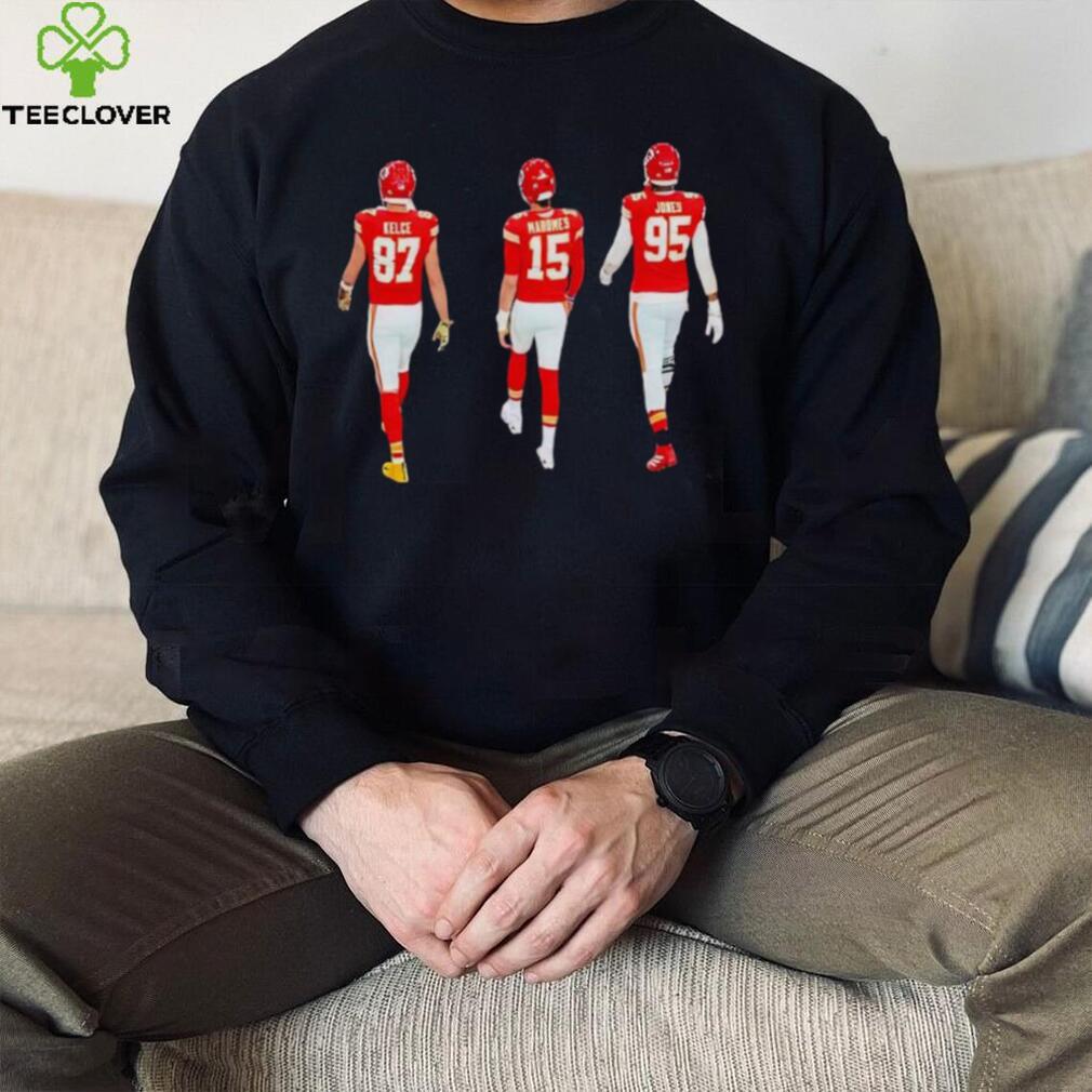 Travis Kelce Patrick Mahomes and Chris Jones walking shirt Travis Kelce Patrick Mahomes and Chris Jones walking shirt