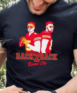 Travis Kelce Patrick Mahomes back to back Kansas City Chiefs shirt