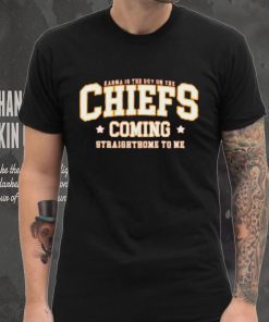 Travis Kelce Shirt Karma Is The Guy On The Chiefs Shirt Taylor Chiefs Sweatshirt Travis Kelce Football NFL T Shirt