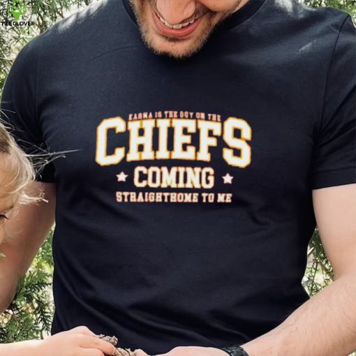 Travis Kelce Shirt Karma Is The Guy On The Chiefs Shirt Taylor Chiefs Sweathoodie, sweater, longsleeve, shirt v-neck, t-shirt Travis Kelce Football NFL T Shirt