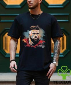 Travis Kelce Signed T Shirt Travis Kelce Travis Kelce Retro Signed Shirt