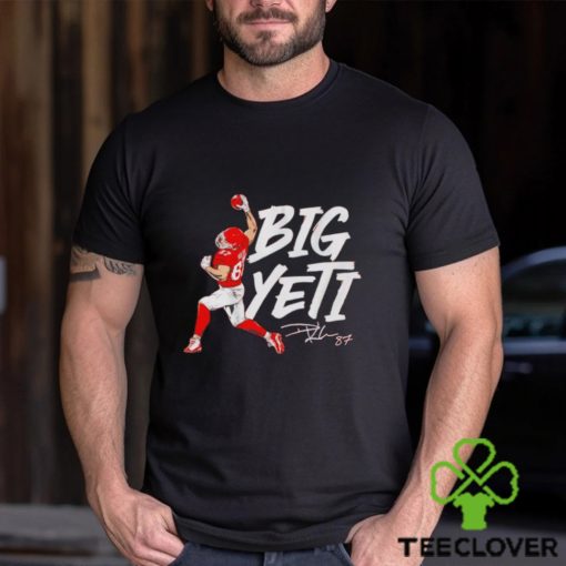 Travis Kelce big Yeti signature hoodie, sweater, longsleeve, shirt v-neck, t-shirt