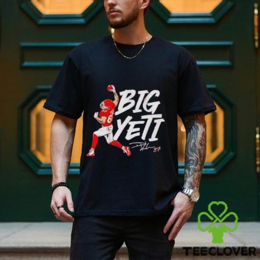 Travis Kelce big Yeti signature hoodie, sweater, longsleeve, shirt v-neck, t-shirt