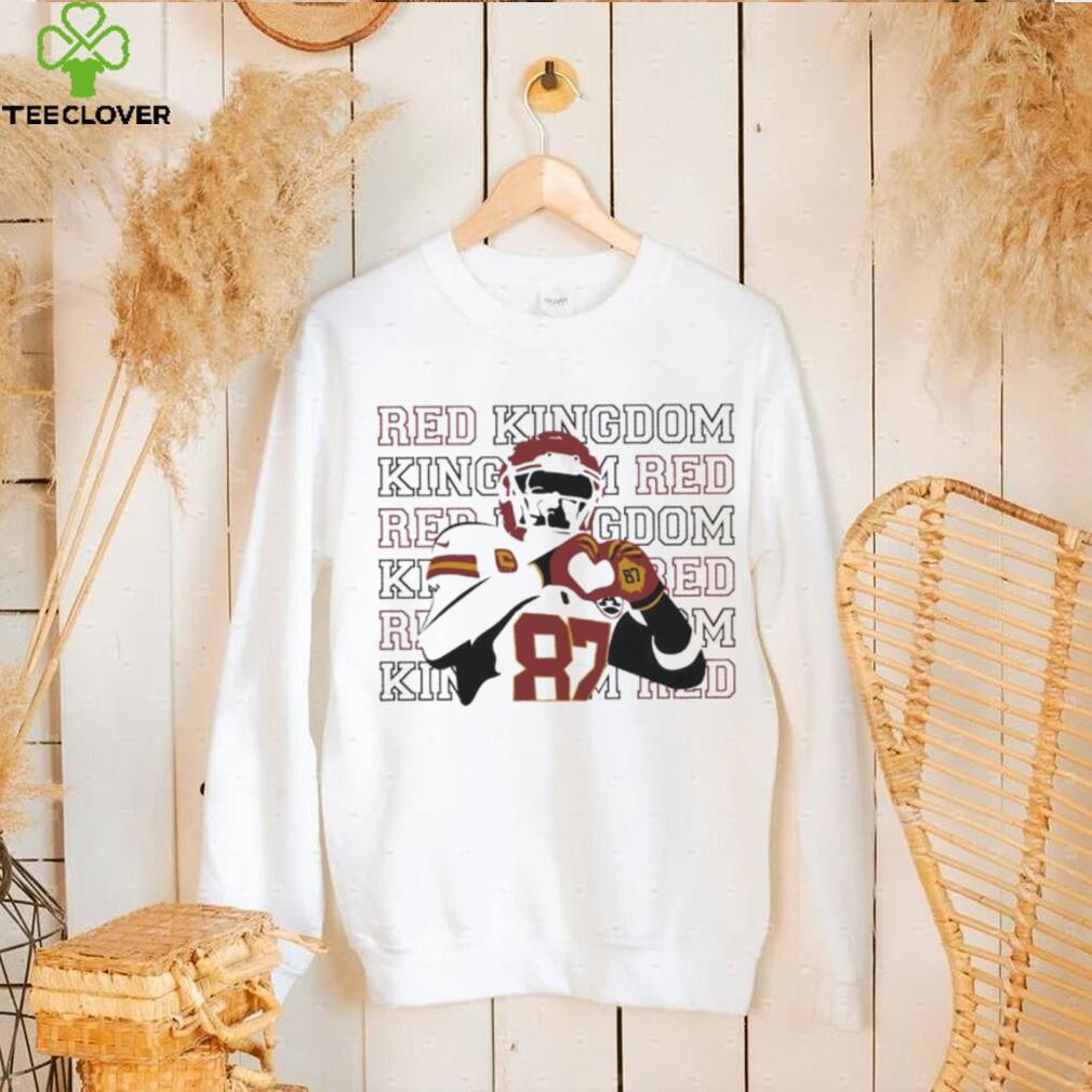 Travis Kelce repeat red kingdom Kansas City shirt Travis Kelce repeat red kingdom Kansas City shirt