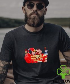 Travis Kelce scream Andy Reid albuterol won’t fix that shirt