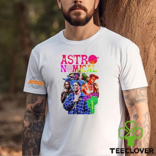 Travis Scott Astronomical Cactus Jack Rapper Vintage Shirt