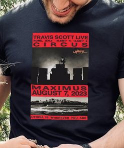 Travis Scott August 7, 2023 Circus Maximus, IT Poster Shirt