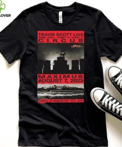 Travis Scott August 7, 2023 Circus Maximus, IT Poster Shirt 4 Travis Scott August 7, 2023 Circus Maximus, IT Poster Shirt