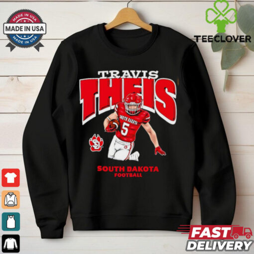 Travis Theis South Dakota Coyotes cartoon hoodie, sweater, longsleeve, shirt v-neck, t-shirt