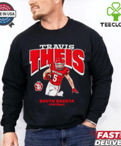 Travis Theis South Dakota Coyotes cartoon hoodie, sweater, longsleeve, shirt v-neck, t-shirt