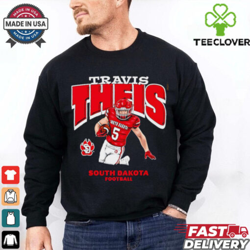 Travis Theis South Dakota Coyotes cartoon hoodie, sweater, longsleeve, shirt v-neck, t-shirt