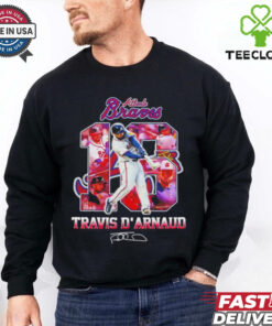 Travis d’Arnaud Atlanta Braves legend number 16 signature shirt