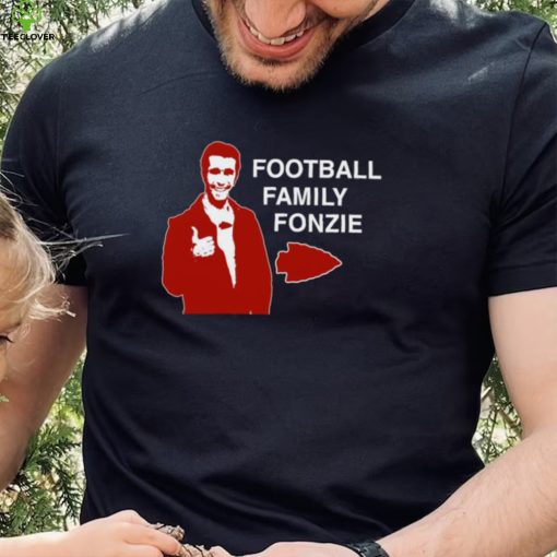 Travis kelce football family fonzie logo hoodie, sweater, longsleeve, shirt v-neck, t-shirt