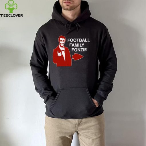 Travis kelce football family fonzie logo hoodie, sweater, longsleeve, shirt v-neck, t-shirt