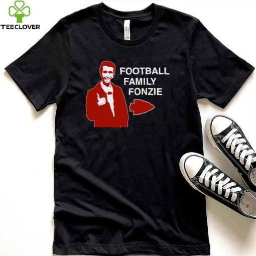 Travis kelce football family fonzie logo hoodie, sweater, longsleeve, shirt v-neck, t-shirt