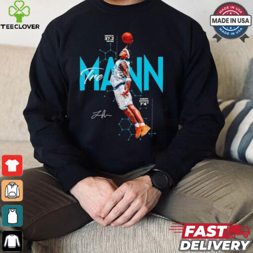 Tre Mann slam dunk Charlotte Hornets signature Christmas shirt