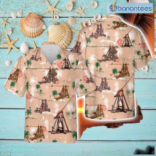 Trebuchet Button Down Hawaiian Shirt Trend Summer