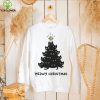 Tree Black Cat Meowy Christmas Shirt