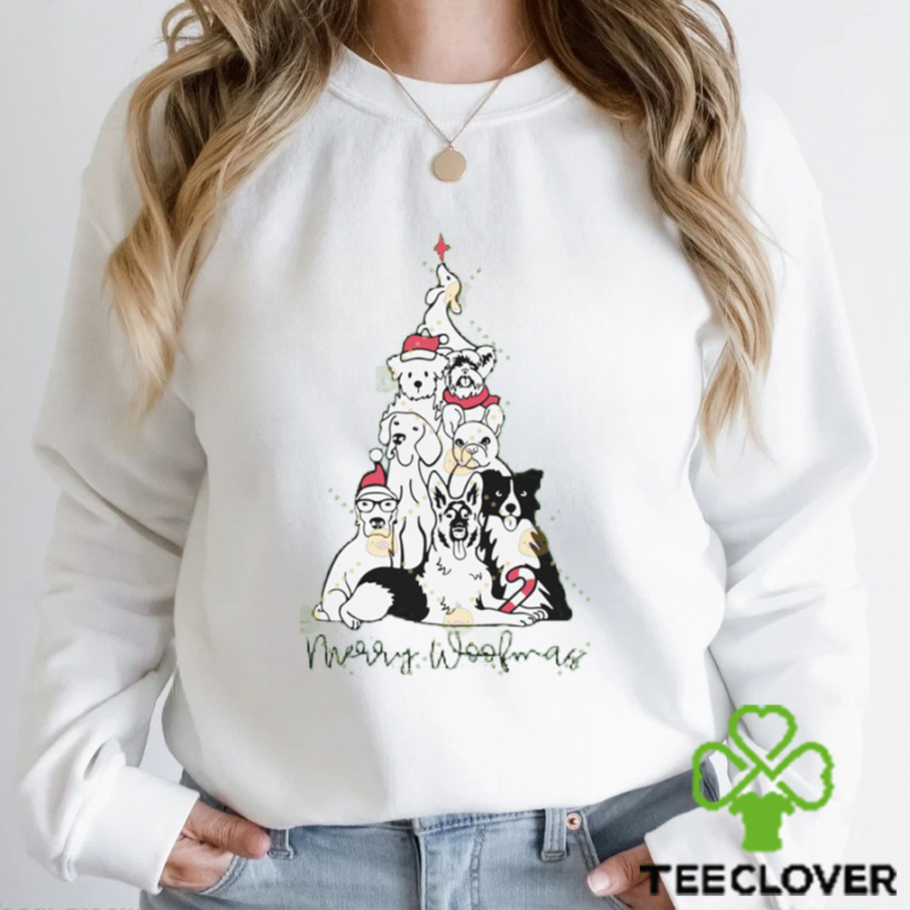 Tree Christmas Dog Shirt Tree Christmas Dog Shirt