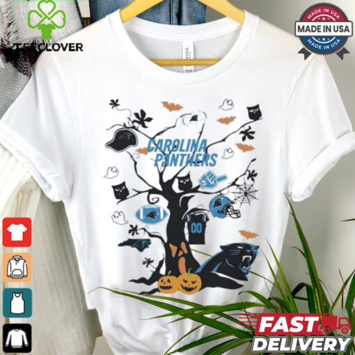 Tree Halloween Carolina Panthers NFL Team 2024 Shirt