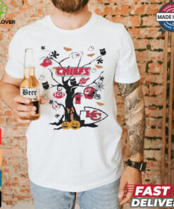 Tree Halloween Kansas City Chiefs NFL Team 2024 Shirt
