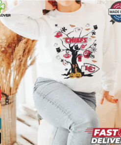 Tree Halloween Kansas City Chiefs NFL Team 2024 Shirt