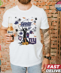 Tree Halloween New York Giants NFL Team 2024 Shirt