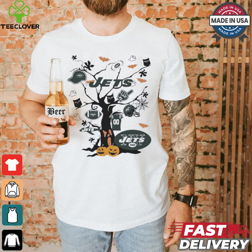 Tree Halloween New York Jets NFL Team 2024 Shirt Tree Halloween New York Jets NFL Team 2024 Shirt