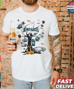 Tree Halloween Philadelphia Eagles NFL Team 2024 Shirt