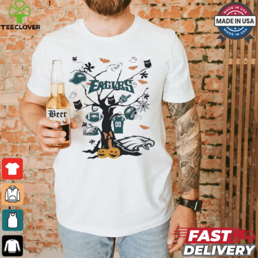Tree Halloween Philadelphia Eagles NFL Team 2024 Shirt