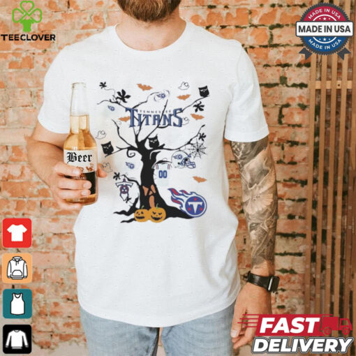 Tree Halloween Tennessee Titans NFL Team 2024 Shirt