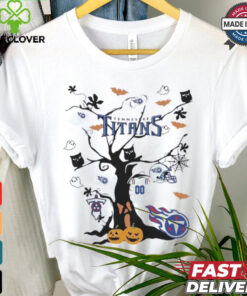 Tree Halloween Tennessee Titans NFL Team 2024 Shirt